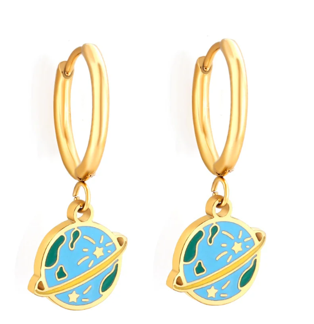 Gaia Hoops Earring