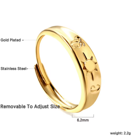 Nour Adjustable Ring