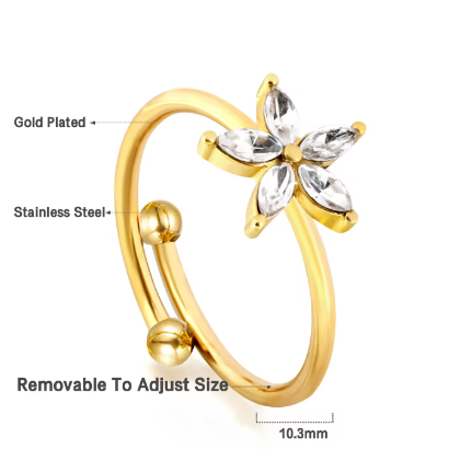 Yasmina Adjustable Ring