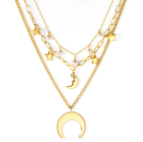 Handa Triple Necklace