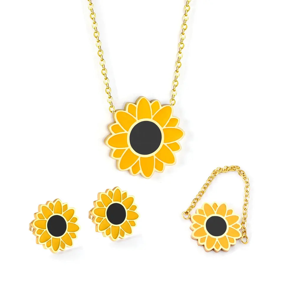 Sunflower Jewerly Set