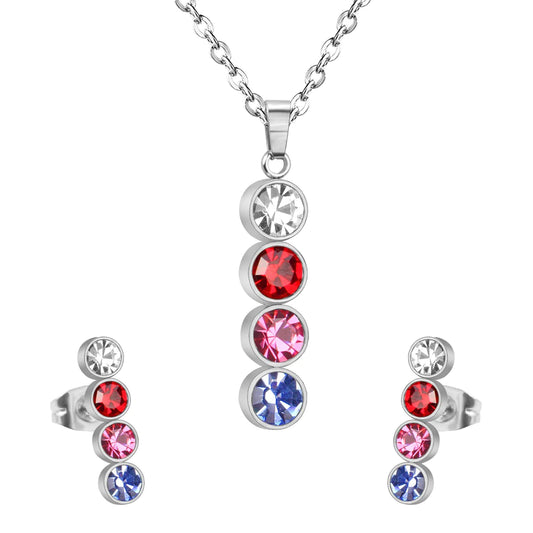 Quadra Gem Jewerly Set